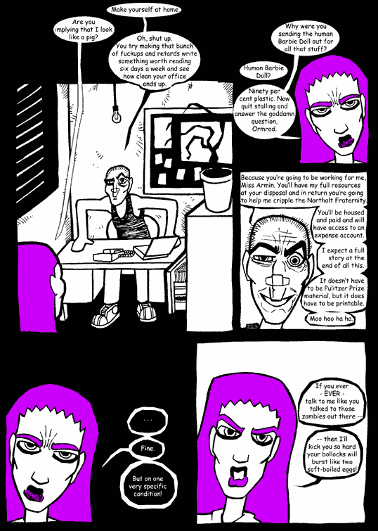 Fear & Loathing in Milton Hoight, part seven